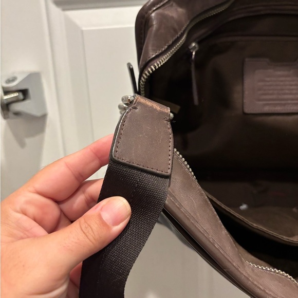 COACH Lexington Embassy Brief - Unisex,  leather laptop bag 👜 - Picture 7 of 11